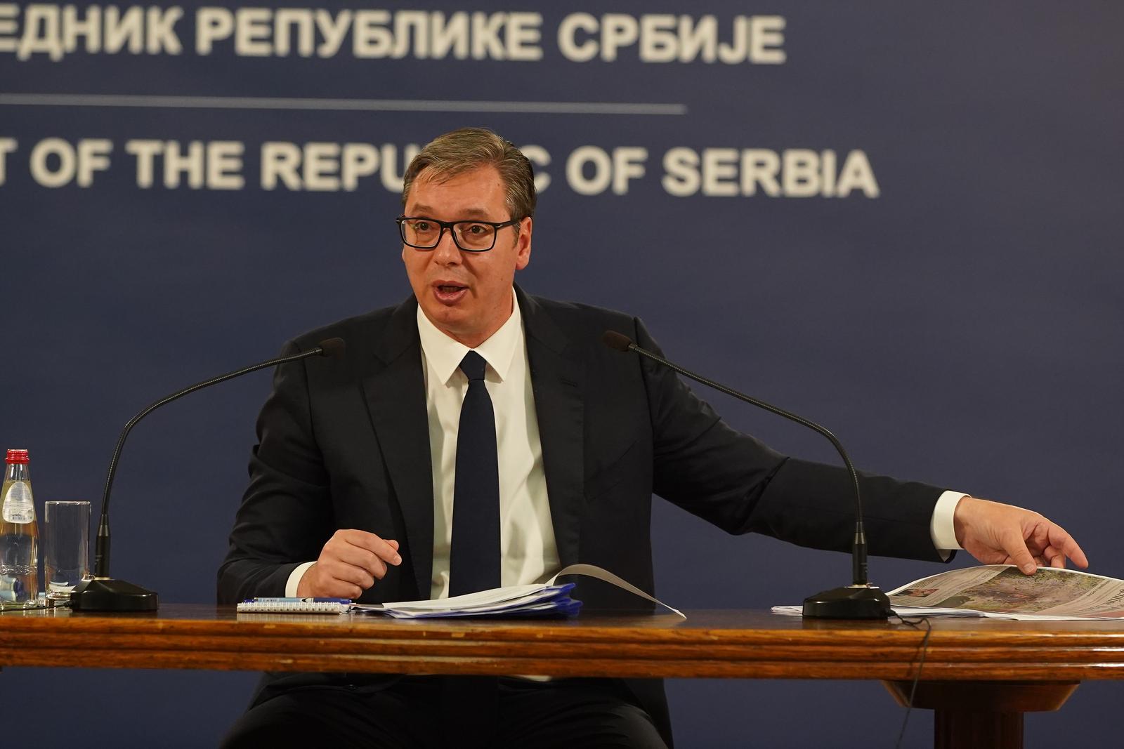 Predsjednik Srbije Aleksandar Vučić komentirao odluku o zabrani posjeta Jasenovcu