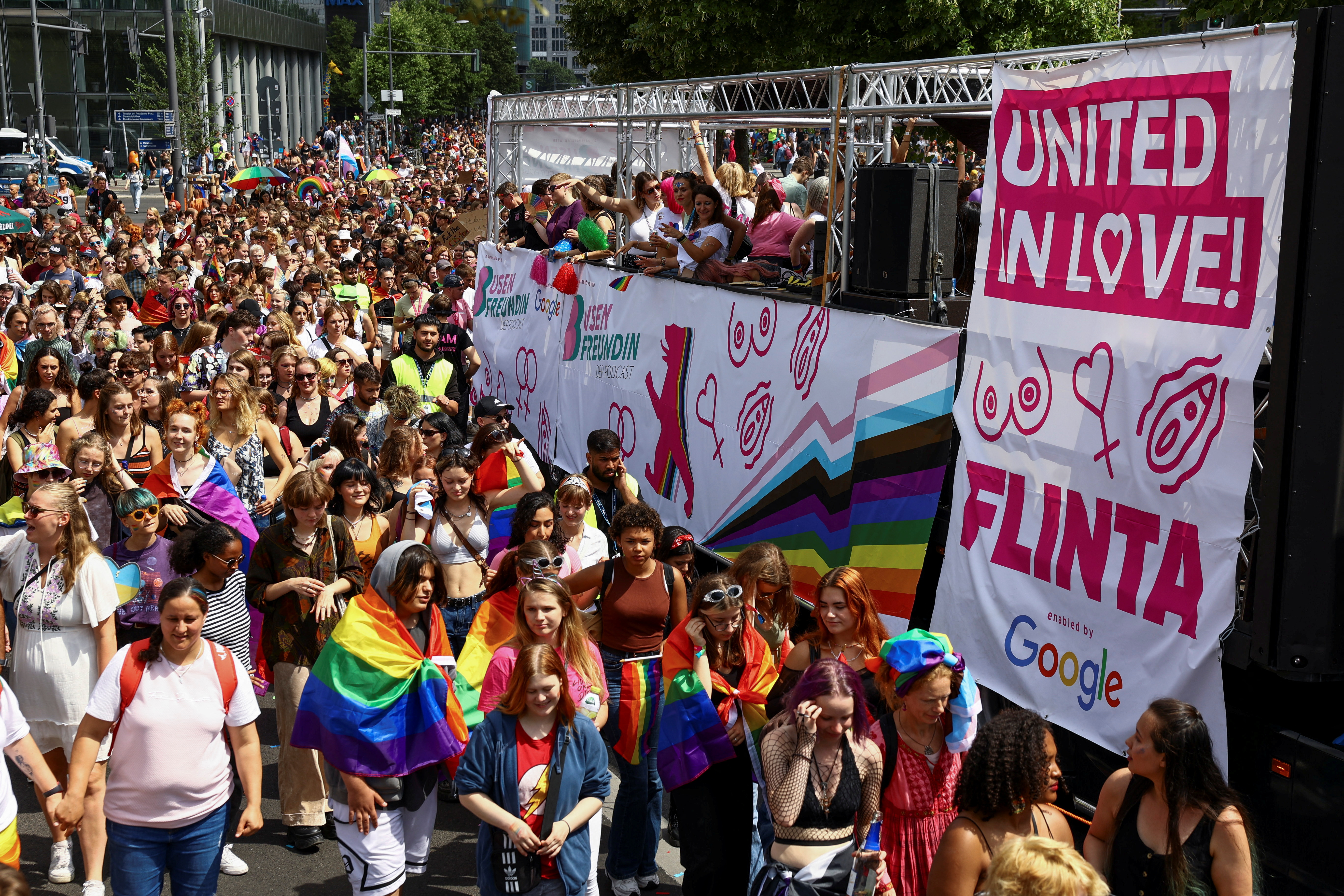 Berlin's Christopher Street Day LGBTQ Pride march