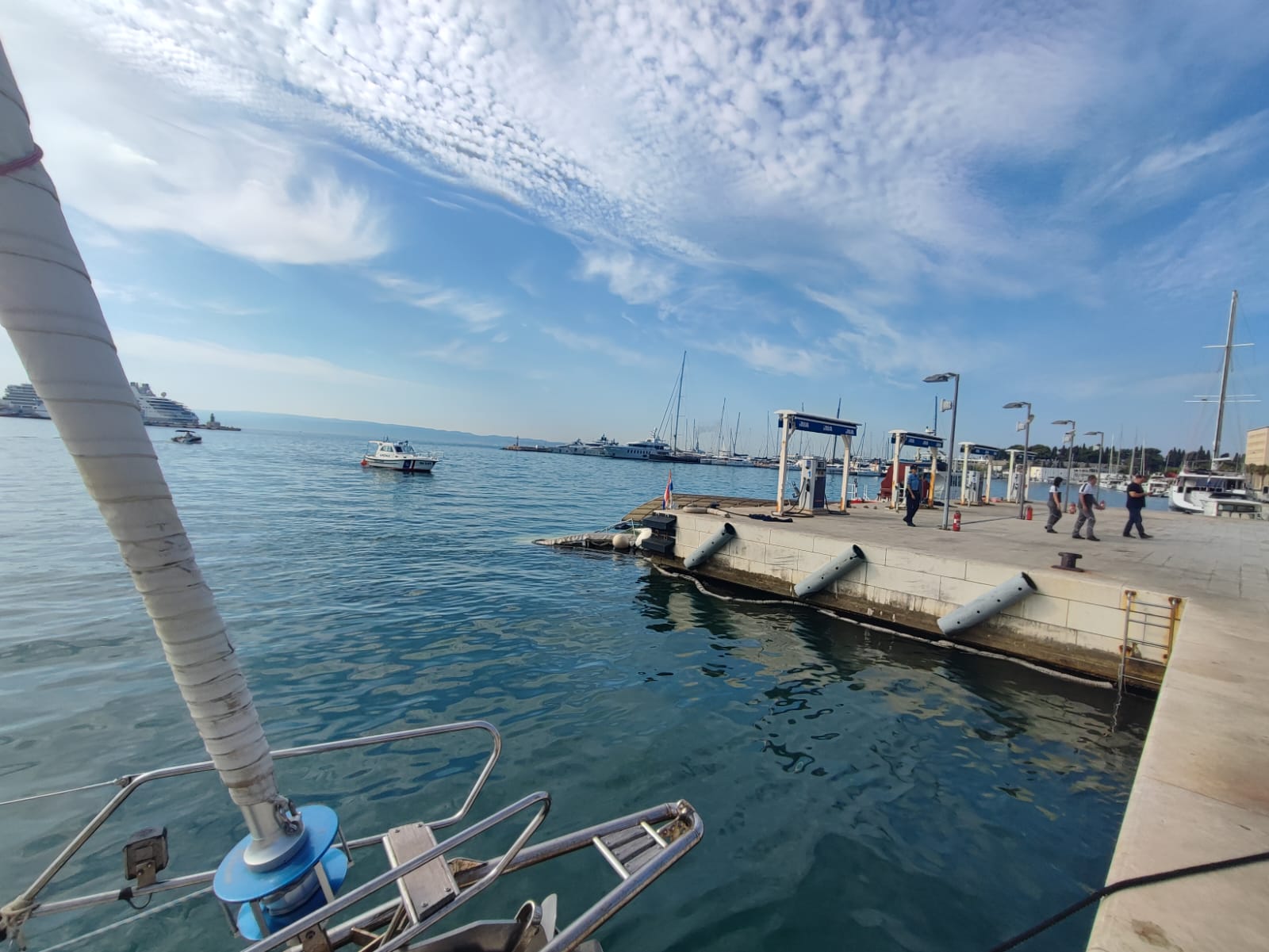 potonuo brod u splitu