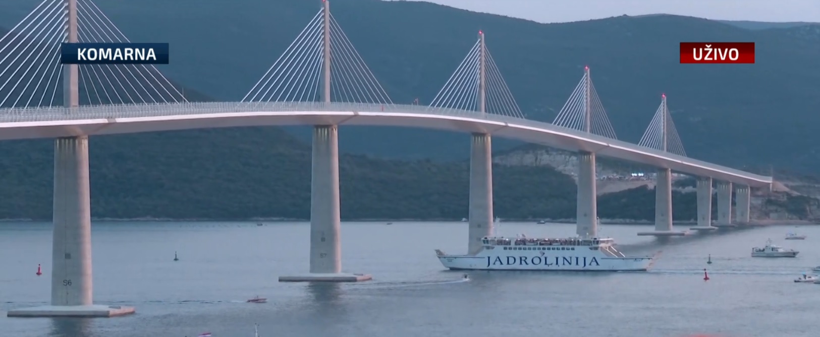 pelješki most, trajekt