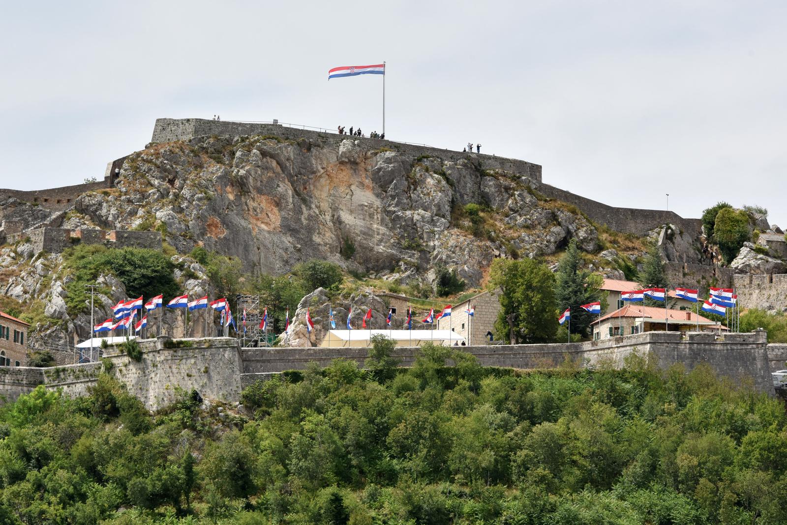 Kninska tvrđava na 25.obljetnicu Vojno-redarstvene akcije Oluja