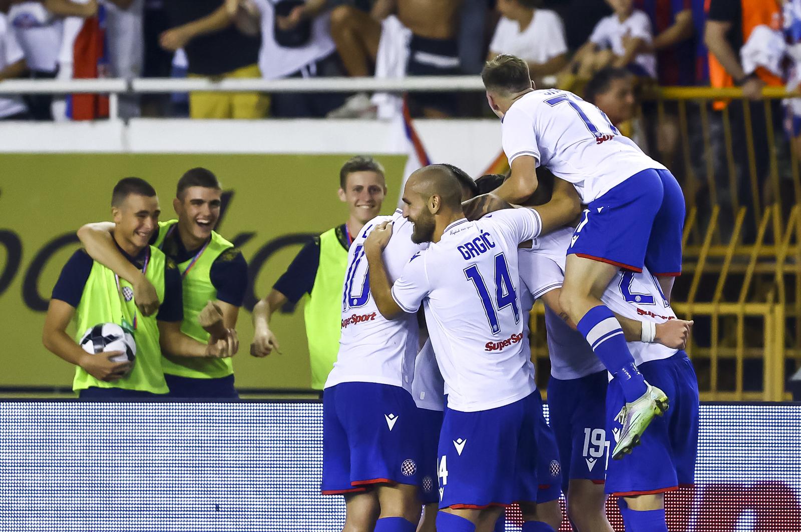 Split: Prva utakmica 3. pretkola UEFA Konferencijske lige HNK Hajduk - Vitoria SC