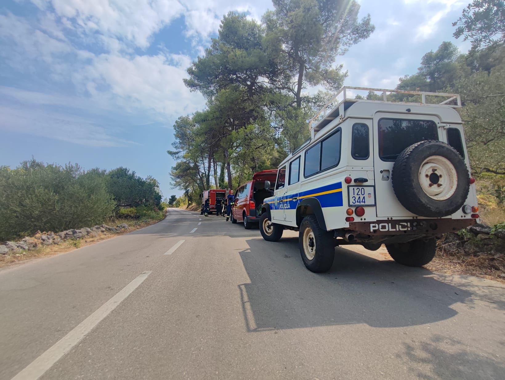 požar, Hvar, vatrogasci