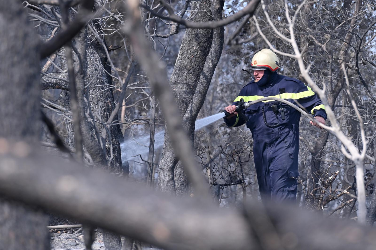Posljedice velikog požara koji je noćas opustošio Zrće
