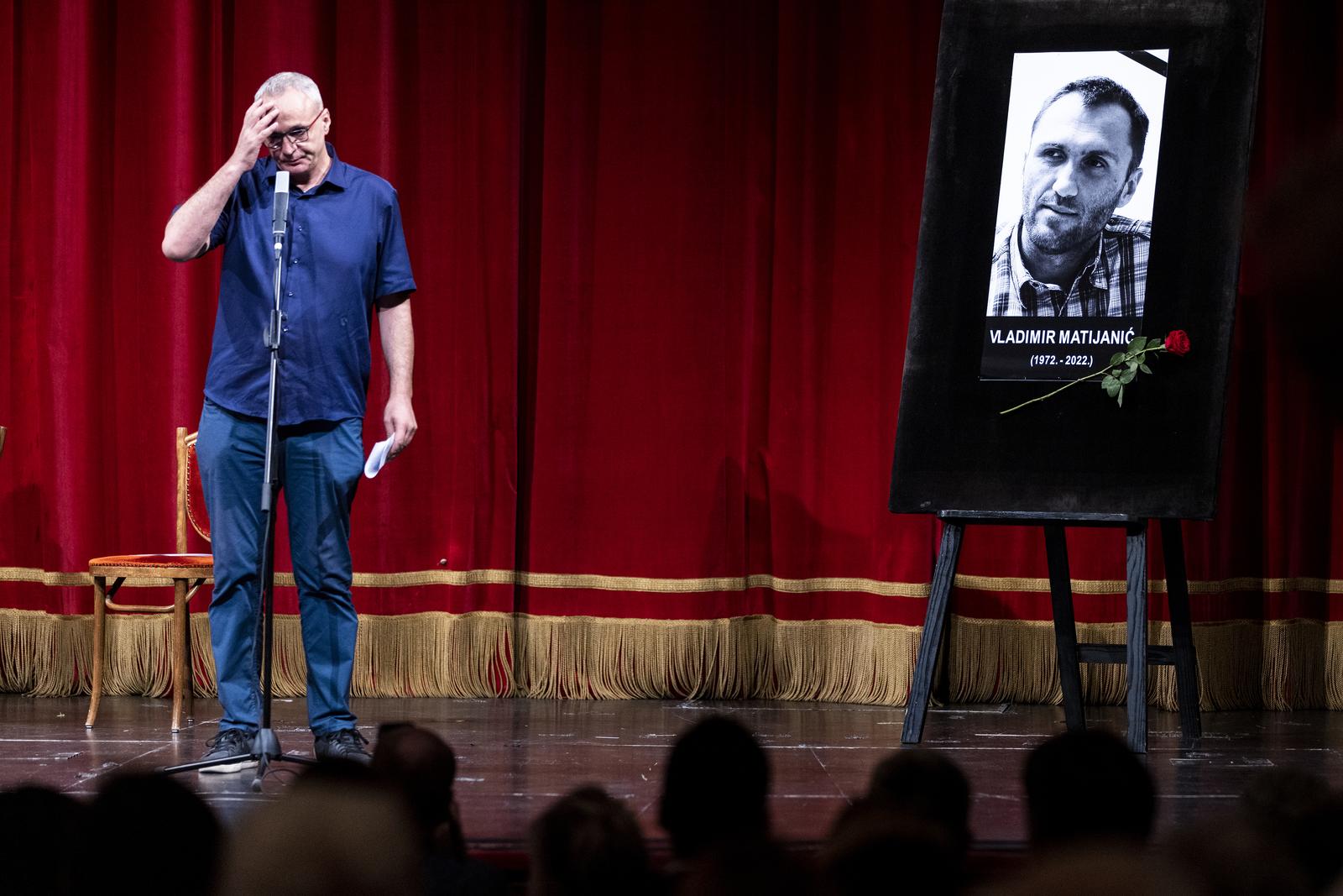 Split: Komemoracija za novinara Vladimira Matijanića