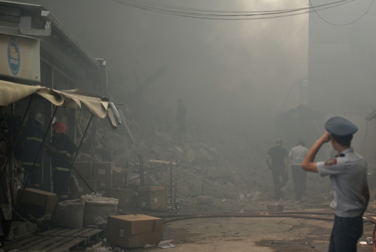 Armenia Shopping Mall Explosion