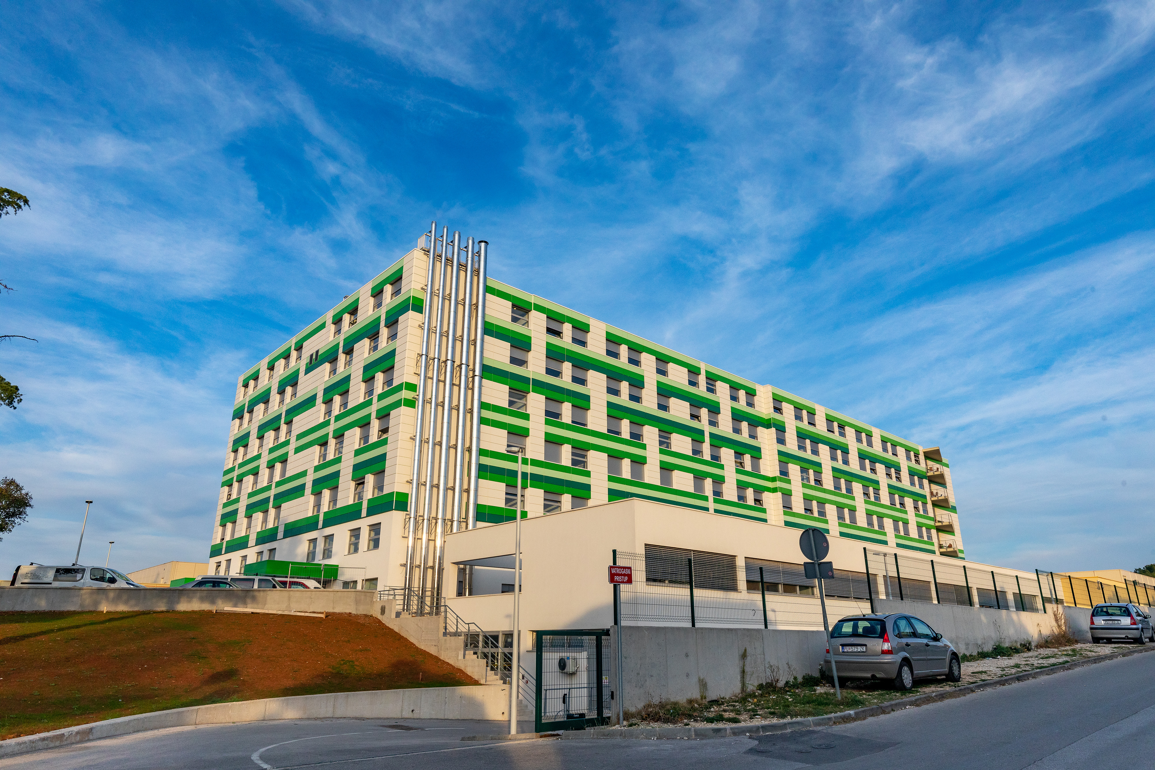 Pogled na Opću bolnicu Pula