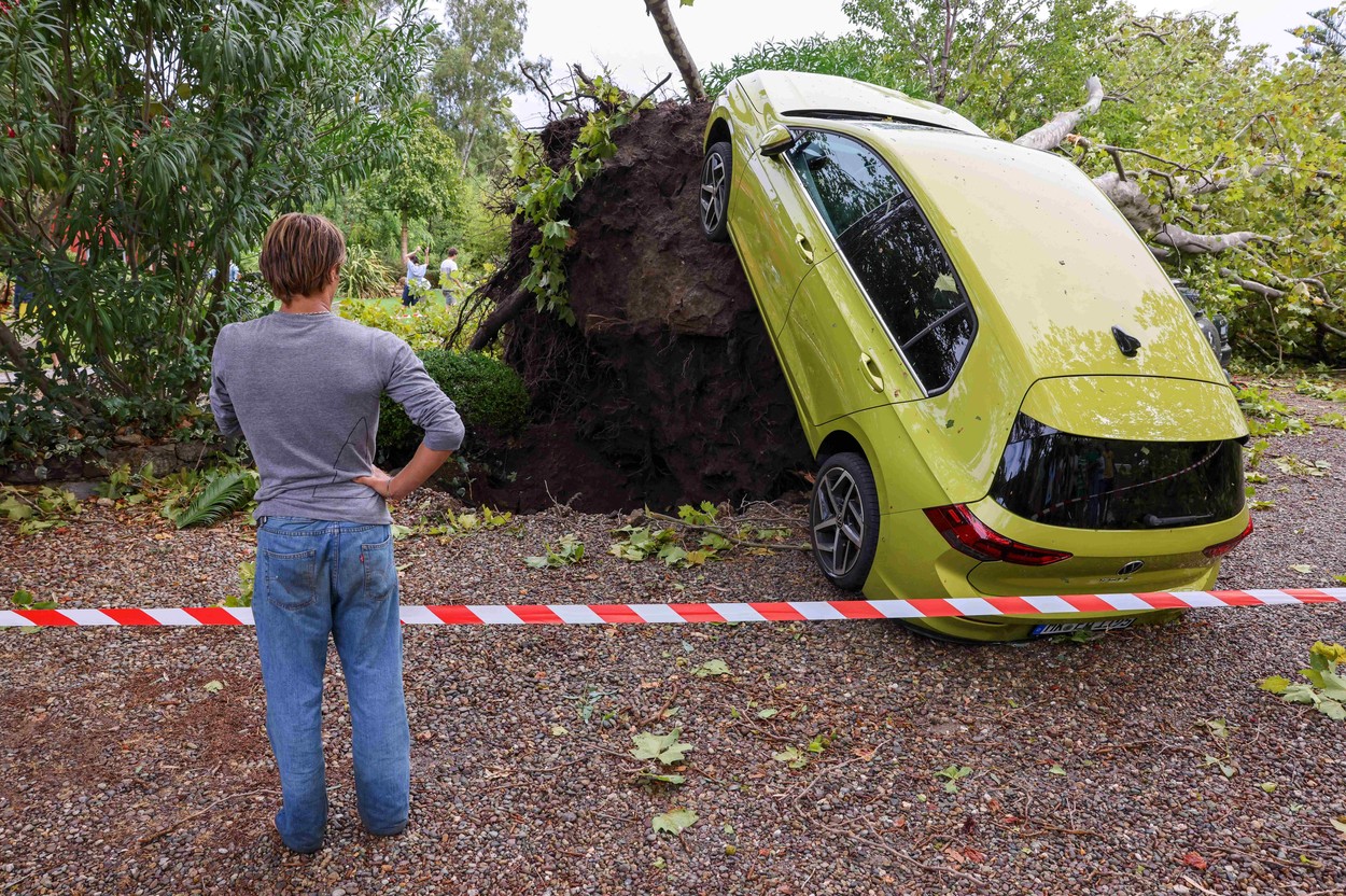 5 Dead During A Violent Storm In Corsica, Calvi, France - 18 Aug 2022