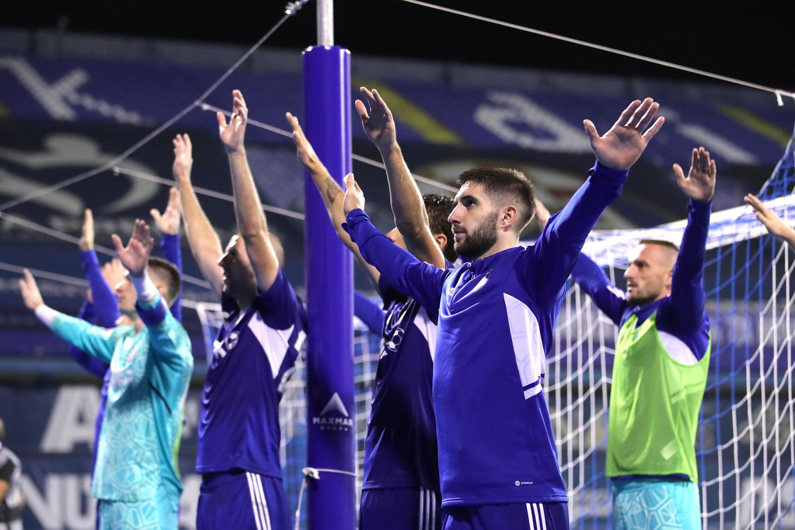 Slavlje Dinama nakon uvjerljive pobjede protiv Osijeka