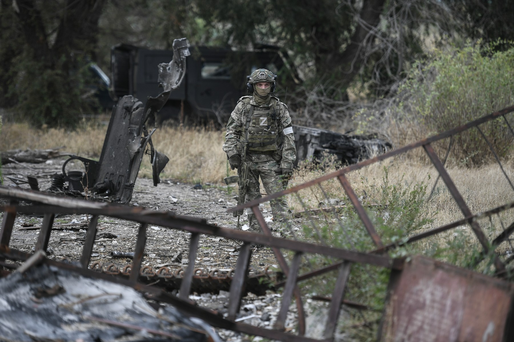 Ukraine Russia Military Operation Troops Advancing