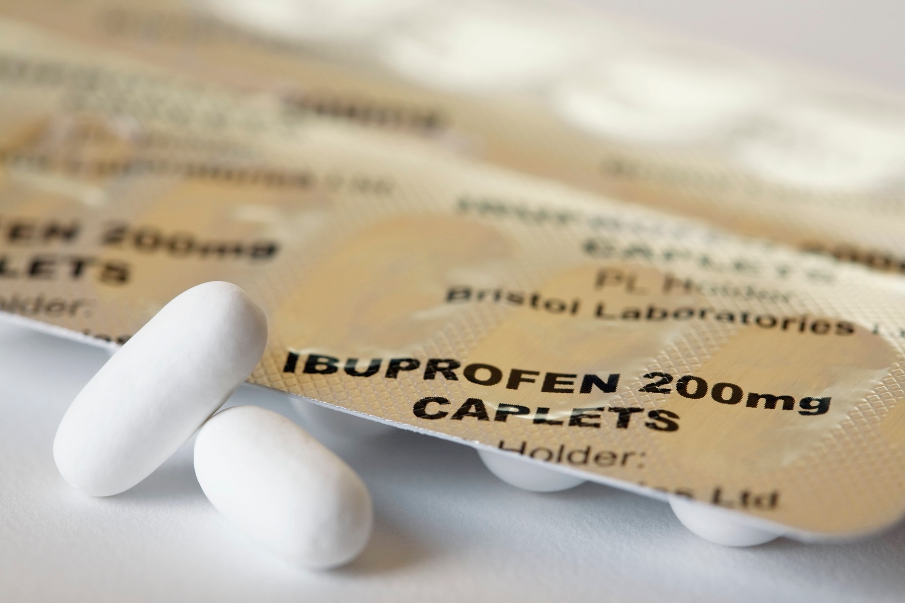 Ibuprofen pills