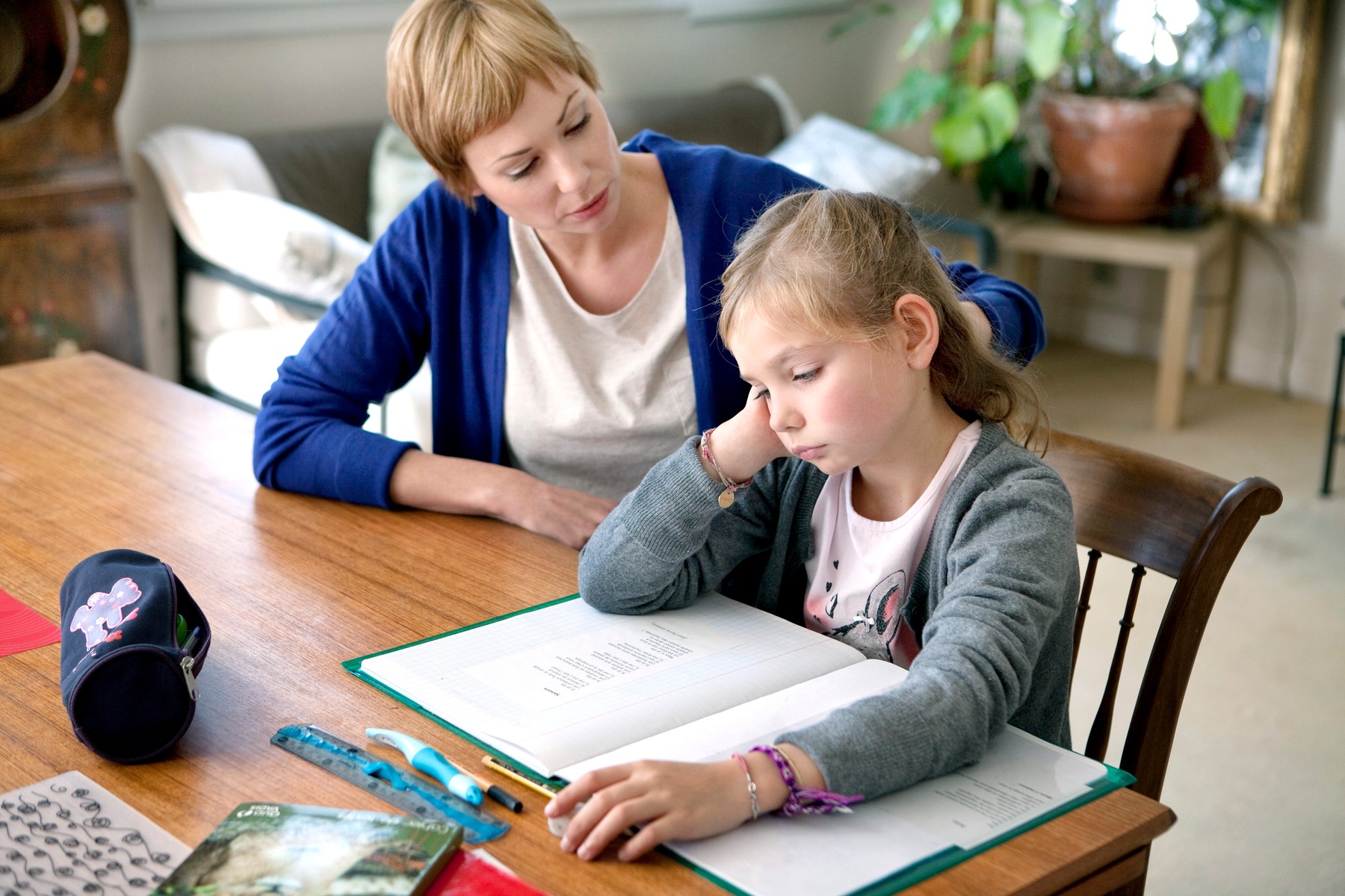 CHILD DOING HOMEWORK