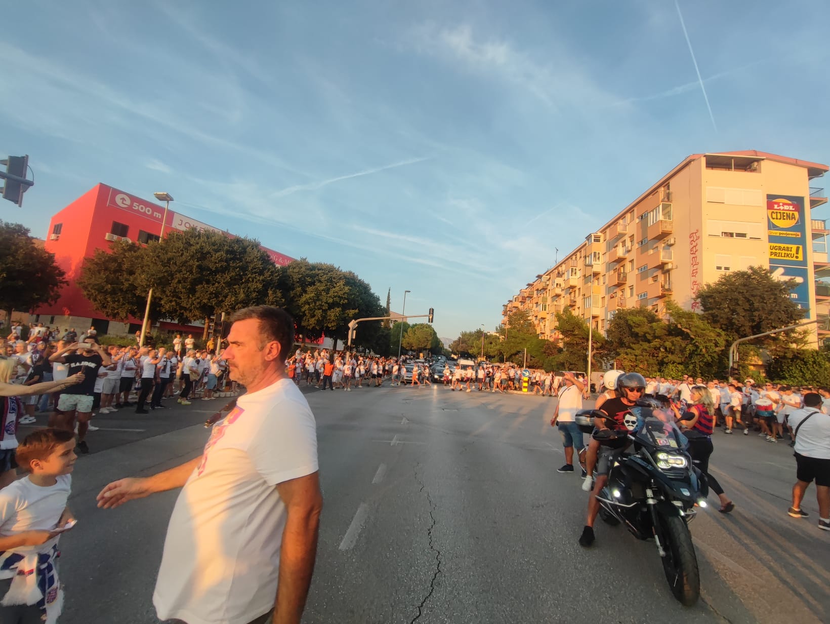 Torcida, korteo, Split, Hajduk