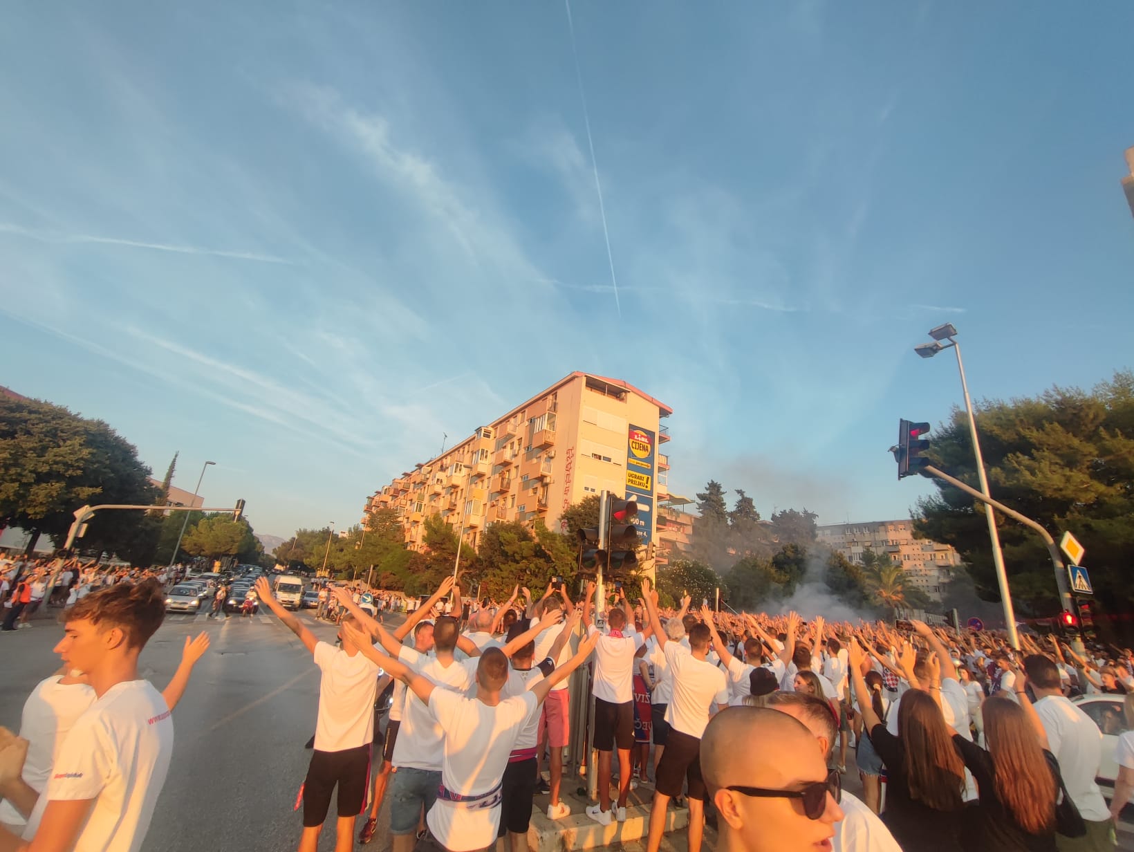 Torcida, korteo, Split, Hajduk