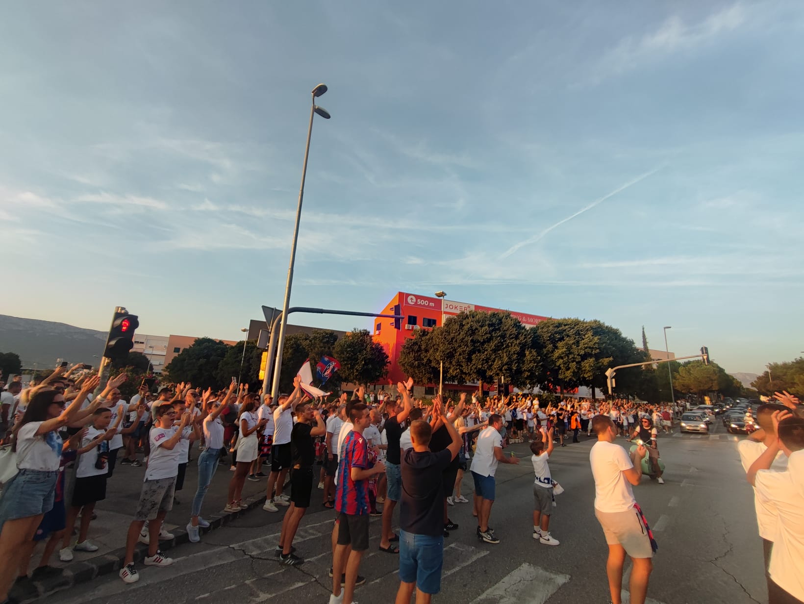 Torcida, korteo, Split, Hajduk