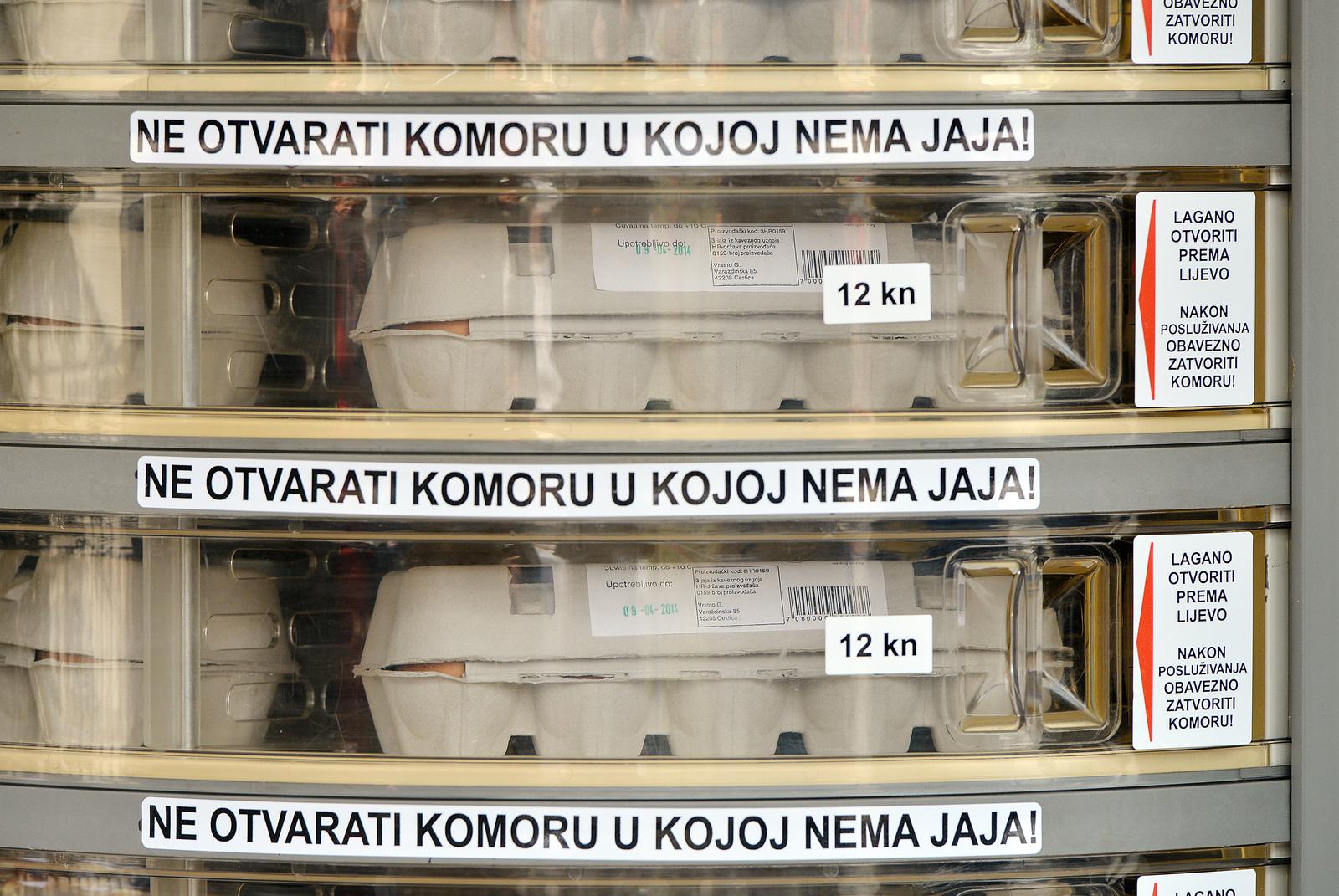 Varadin: upan tromar otvorio prvi Jajomat u Hrvatskoj