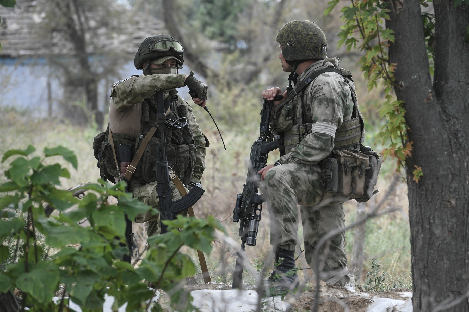 Ukraine Russia Military Operation Troops Advancing
