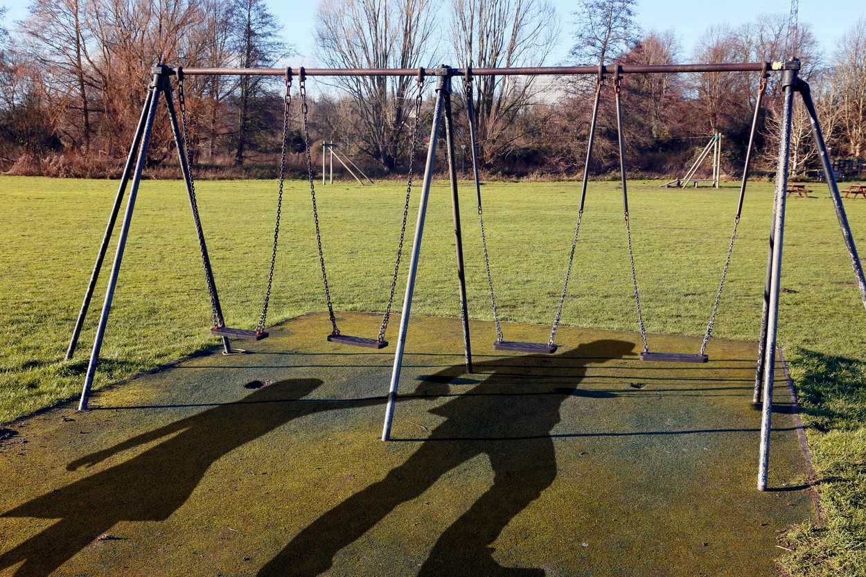 Child abduction, conceptual image