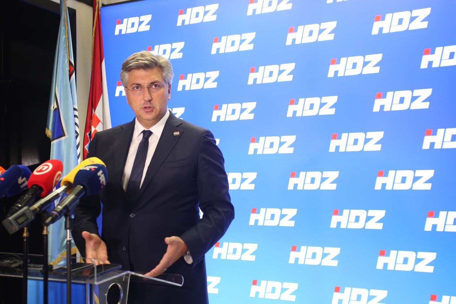 Zagreb: Andrej Plenković dao je izjavu nakon sastanka HDZ-a
