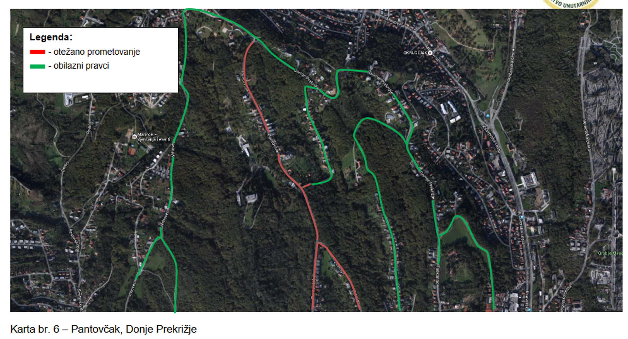 Zagreb, karta, erdogan