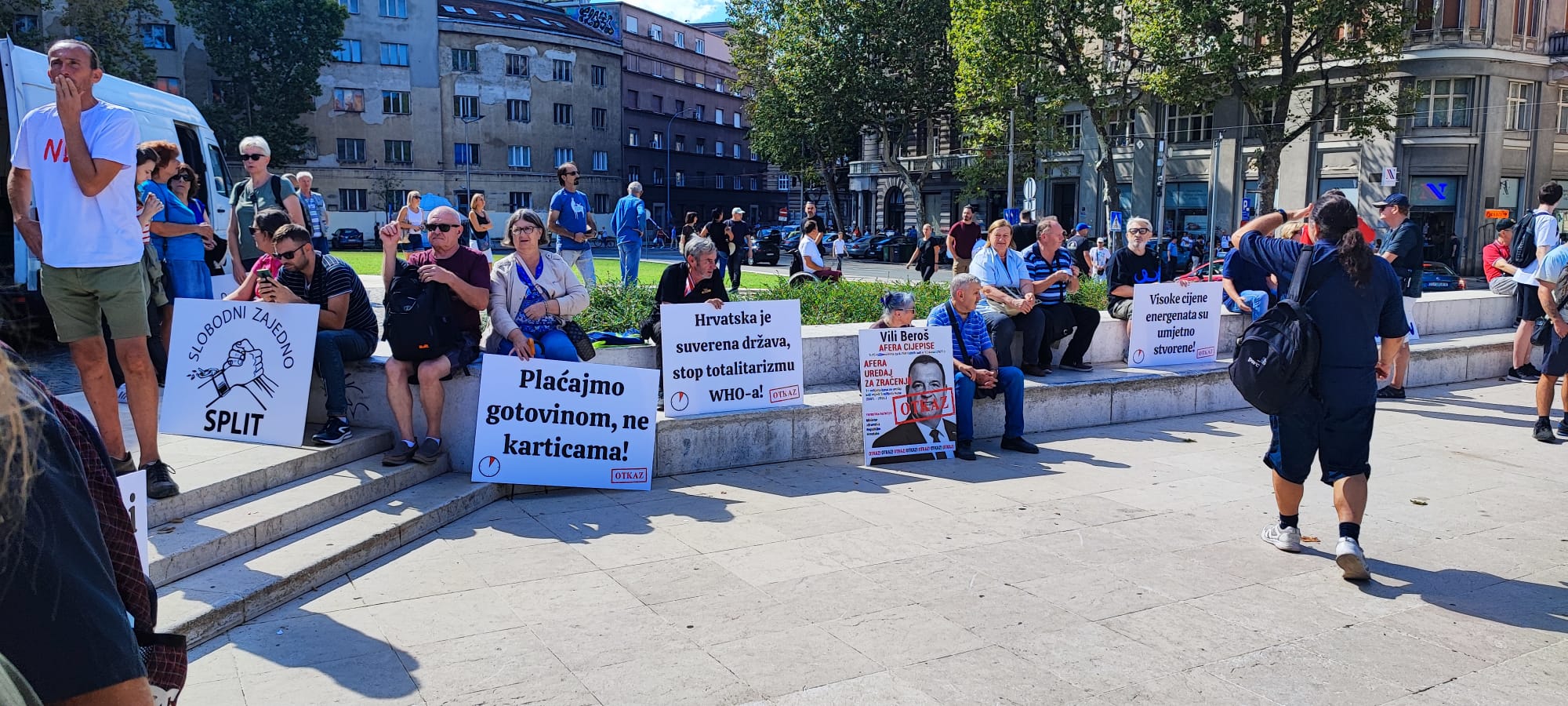 prosvjed protiv HDZa