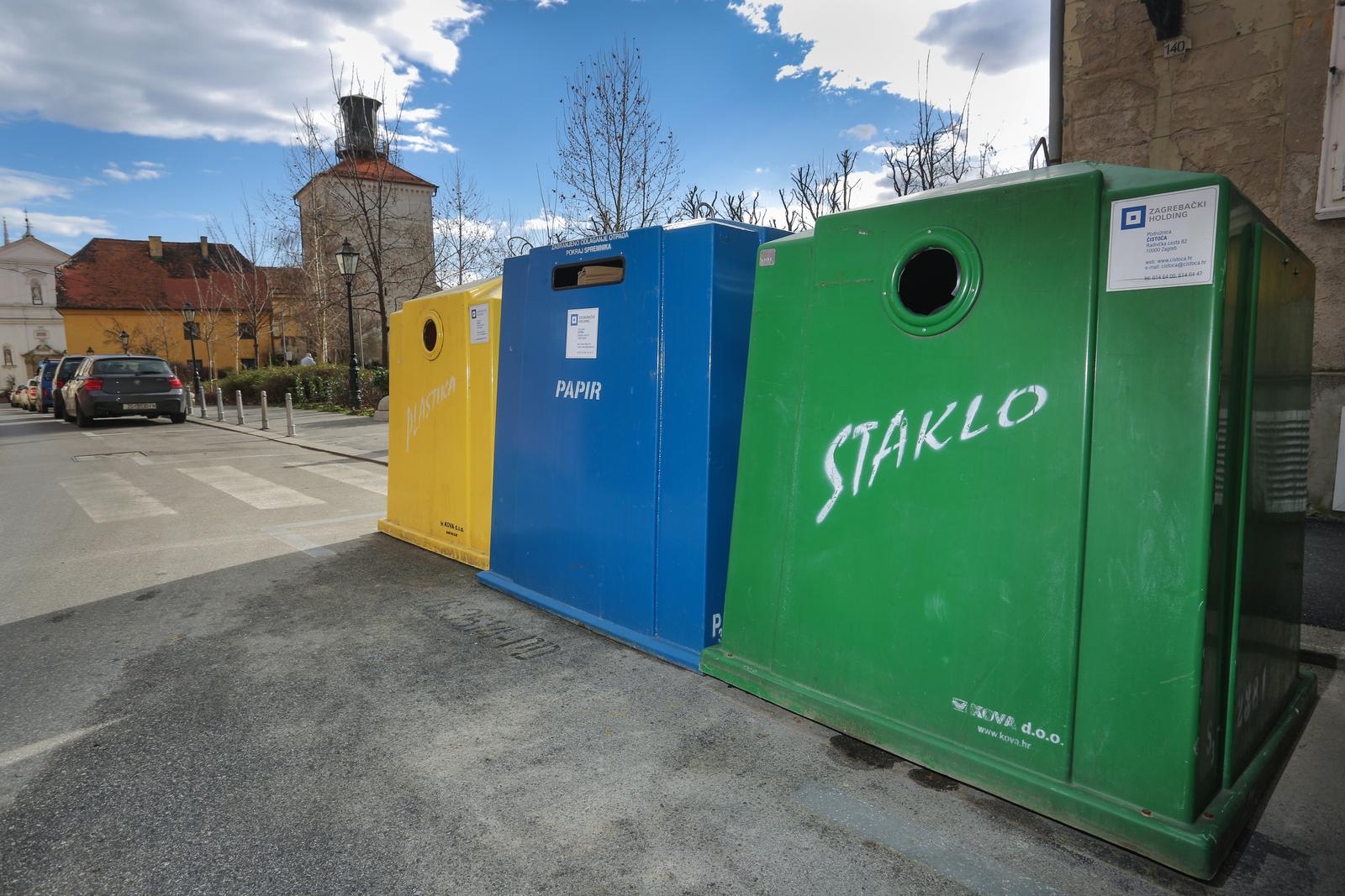 Zagreb: Kontejneri za komunalni otpad