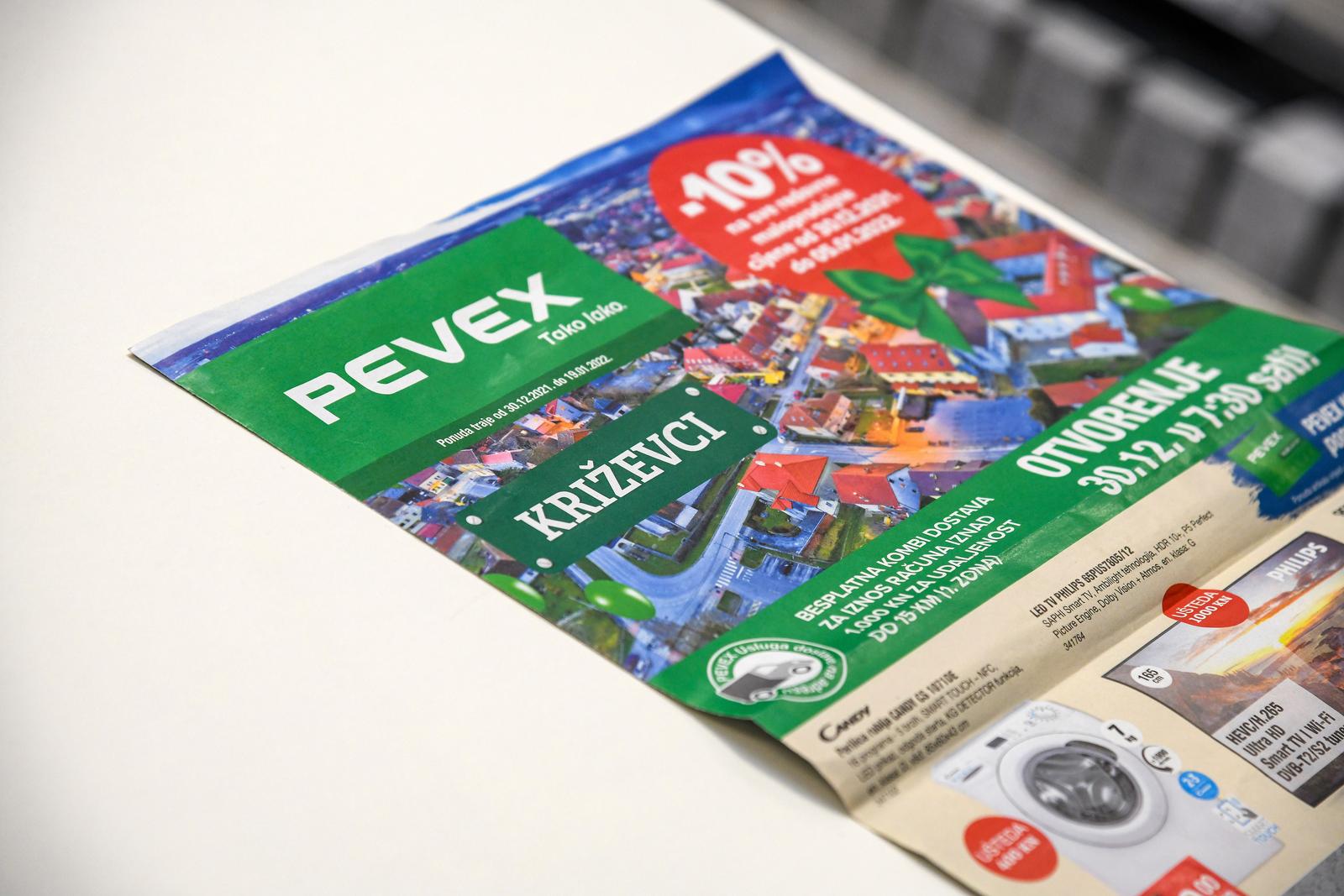 Novootvorena Pevex trgovina u Križevcima