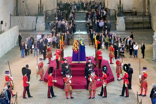 Queen Elizabeth II lying in state, Westminster Hall, London, UK - 15 Sep 2022