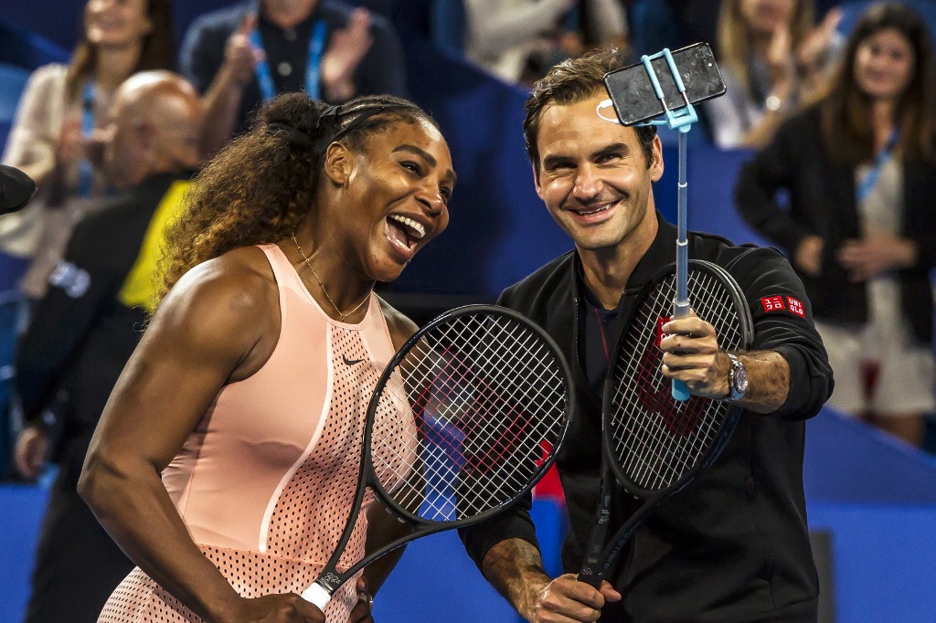 serena williams, roger federer
