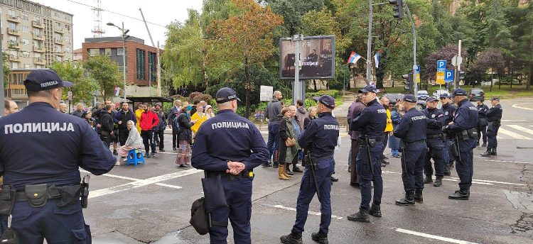 Beograd, Europride, kontraprosvjednici
