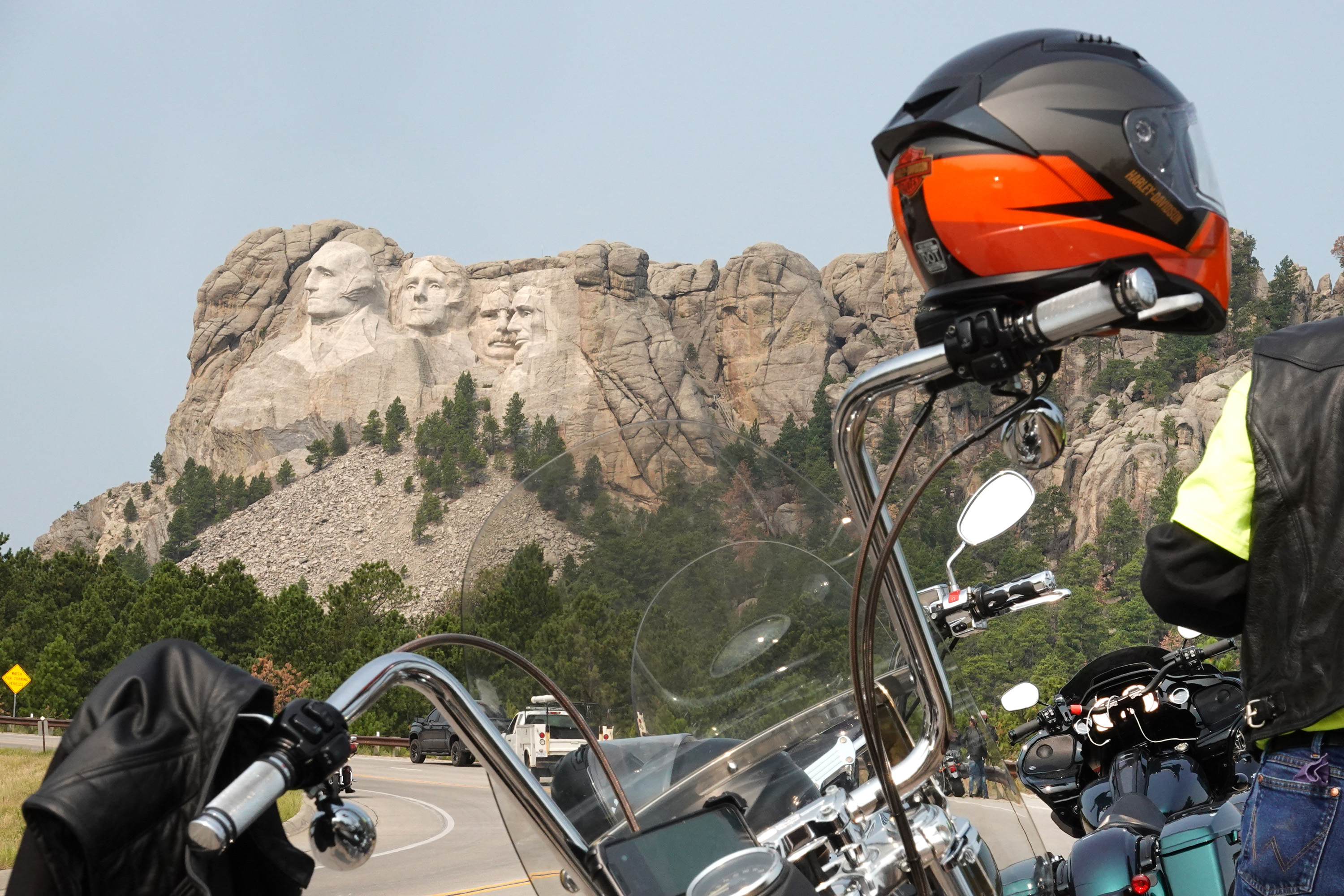 motor, kaciga, biker