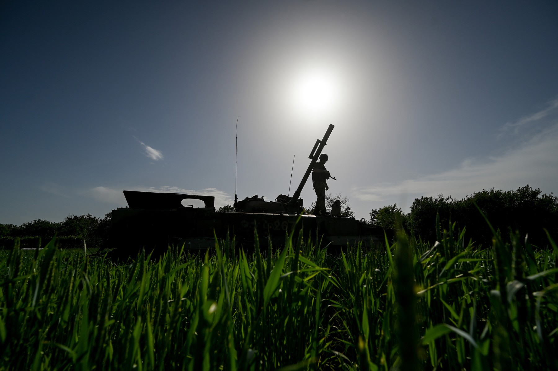 Ukrainian troops liberate village in Donetsk Region, Ukraine - 31 May 2022