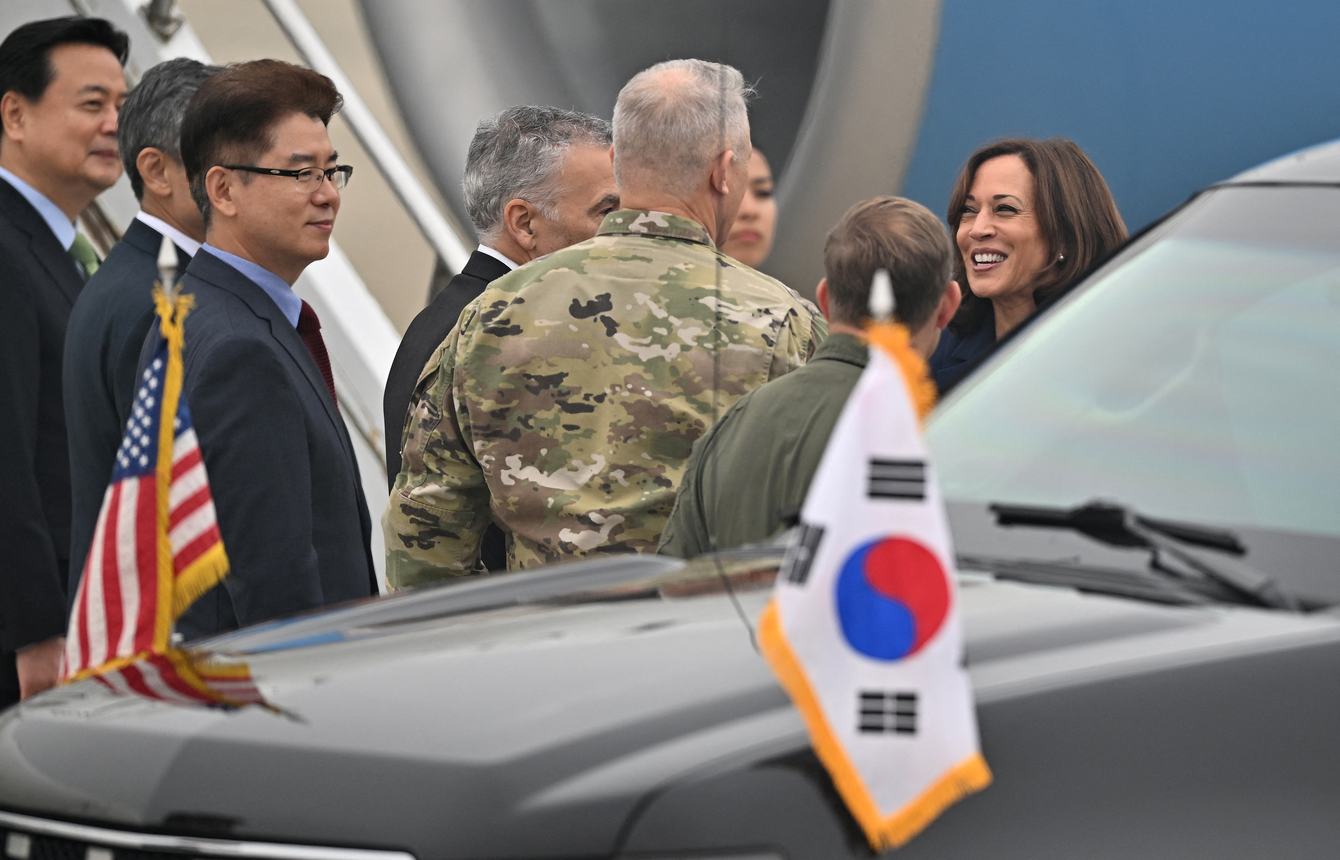 U.S. Vice President Harris visits South Korea