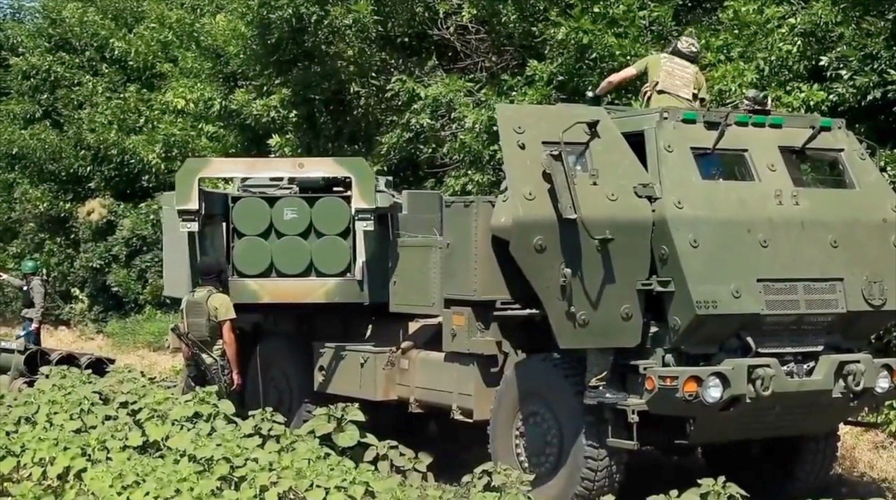 Ukraine Armed Forces using U.S supplied Himars, Kyiv, Ukraine - 05 Jul 2022