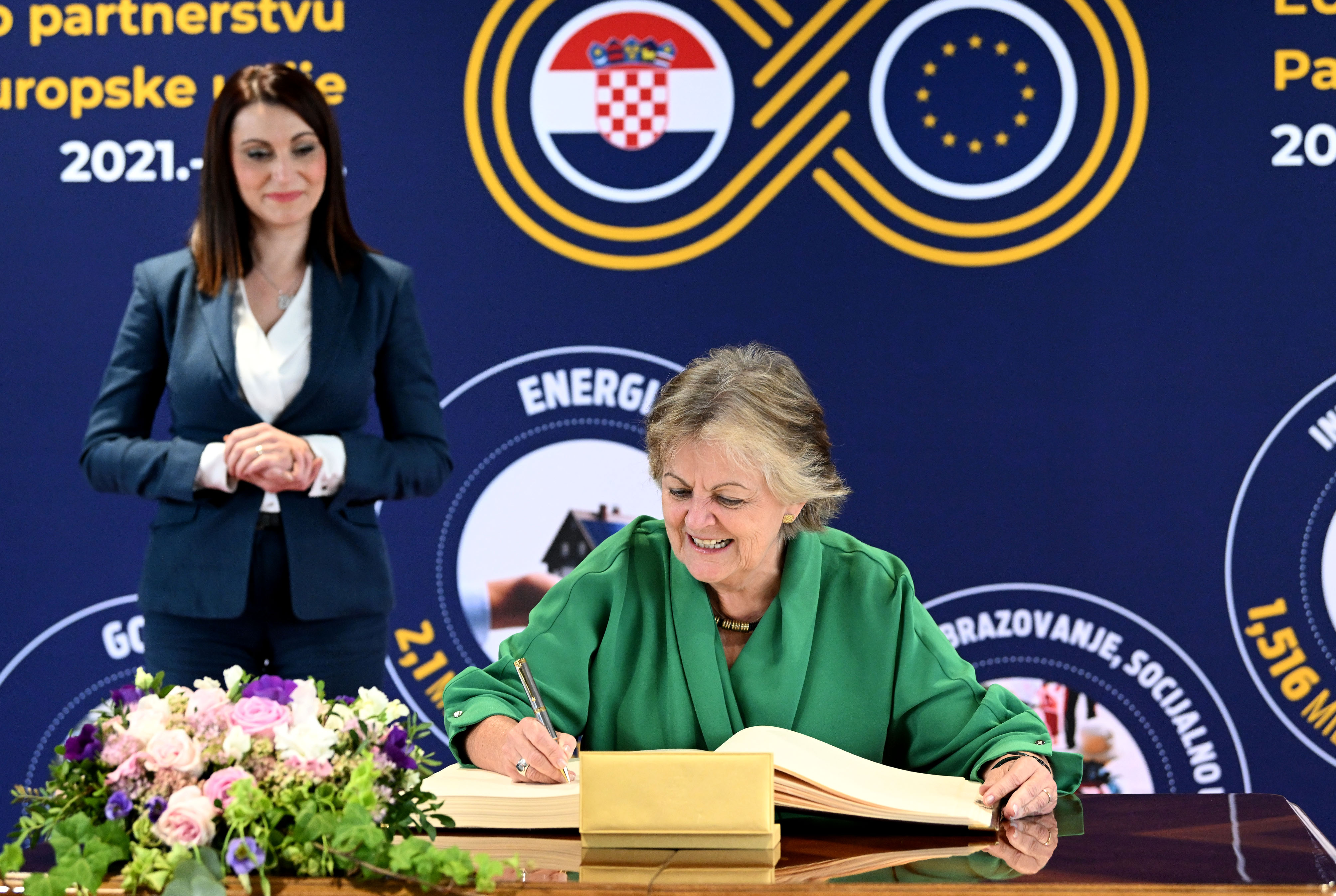 Zagreb: Plenković primio povjerenicu Europske komisije za koheziju i reforme Elisu Ferreiru