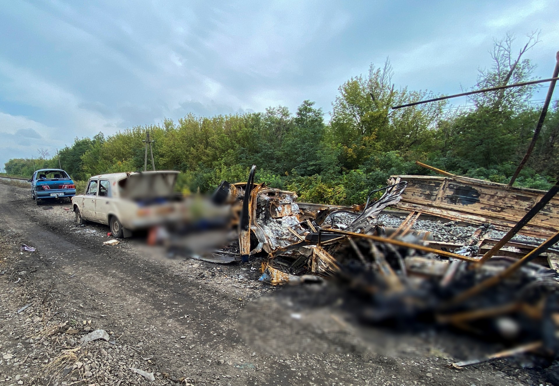 civilni konvoj, granatiranje, Ukrajina, invazija, rat