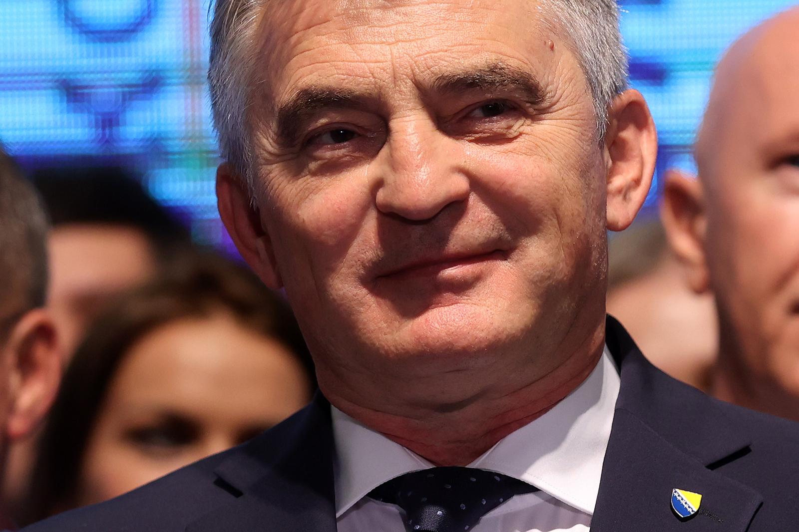 Sarajevo: Željko Komšić proglasio pobjedu kao Hrvatski član Predsjedništva BiH