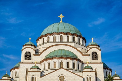 Saint Sava church, one of the world's biggest Orthodox Christian churches in the world, Belgrade, Serbia