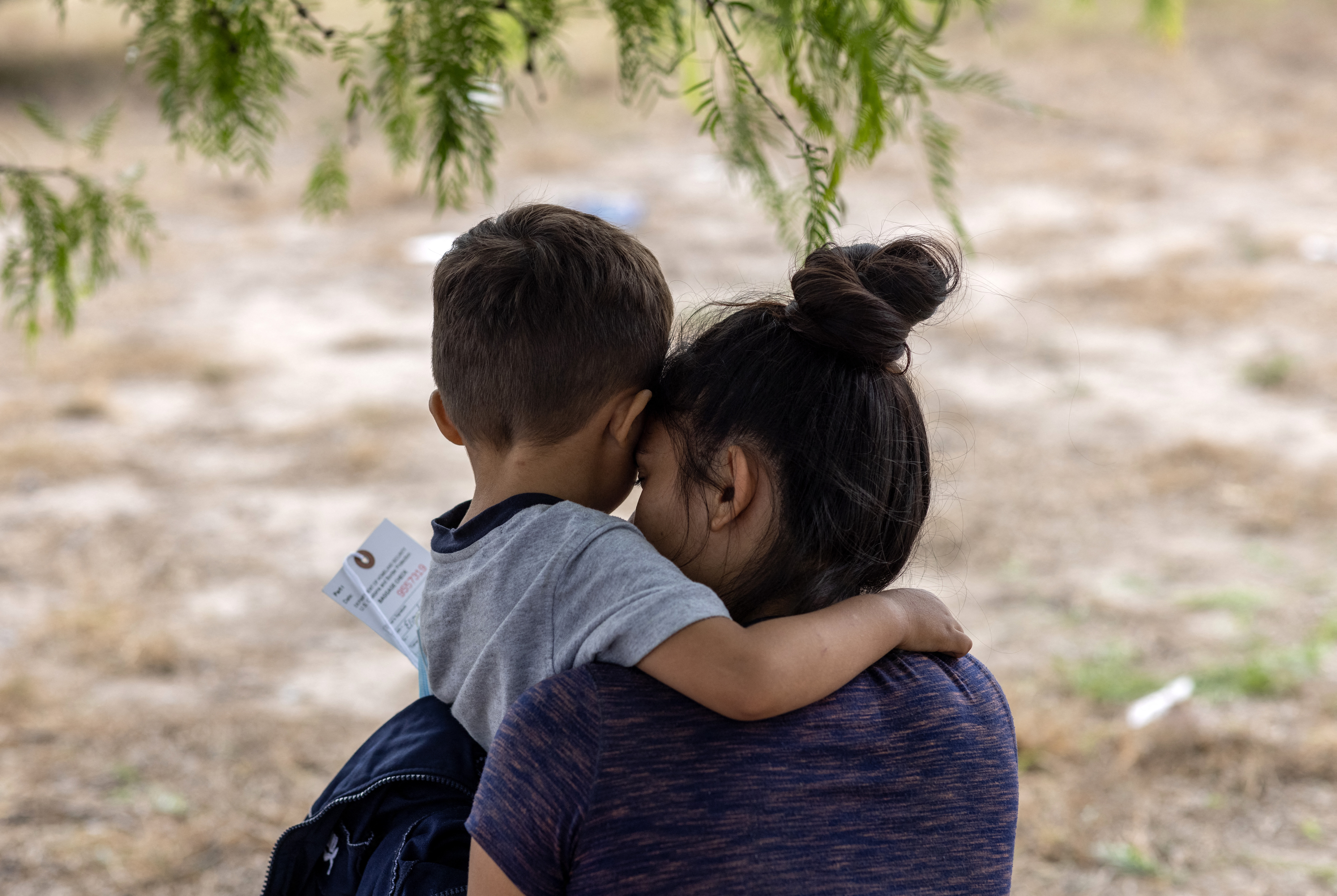 Migrants Cross Into Texas From Mexico