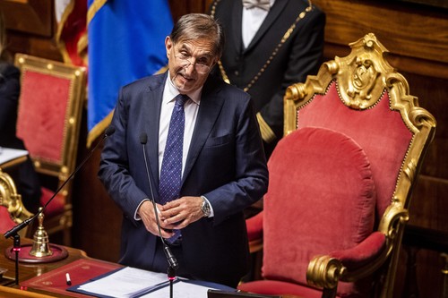 Election of president of the Italian Senate - Rome, Italy - 13 Oct 2022