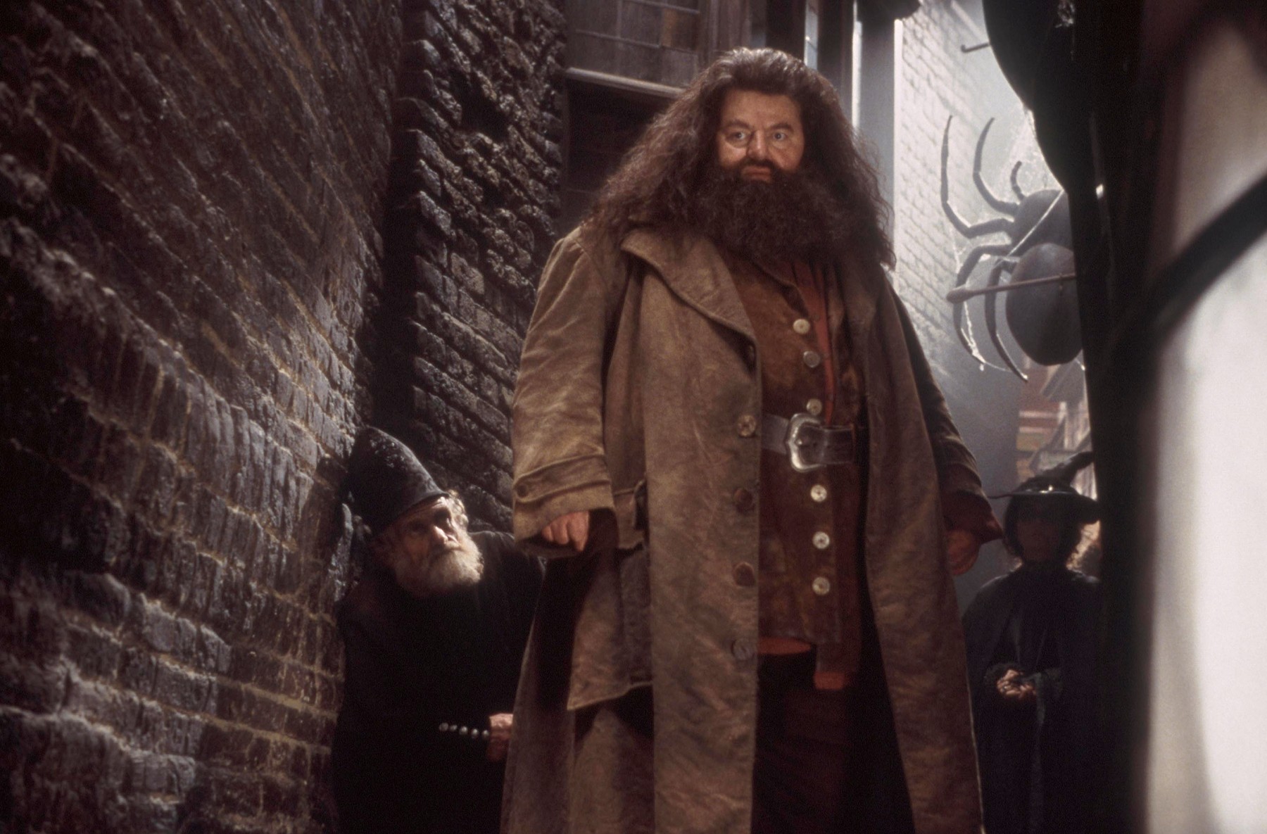 Robbie COLTRANE herec - role natáčení - "Harry Potter a Tajemná komnata"