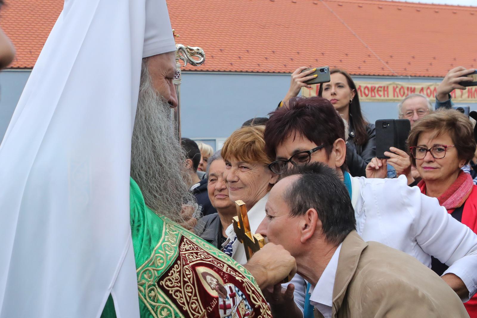 Vukovar: Dolazak Patrijarha srpske pravoslavne crkve Porfirija