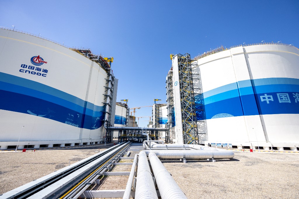 Kina, skladiše, lng, ukapljeni plin