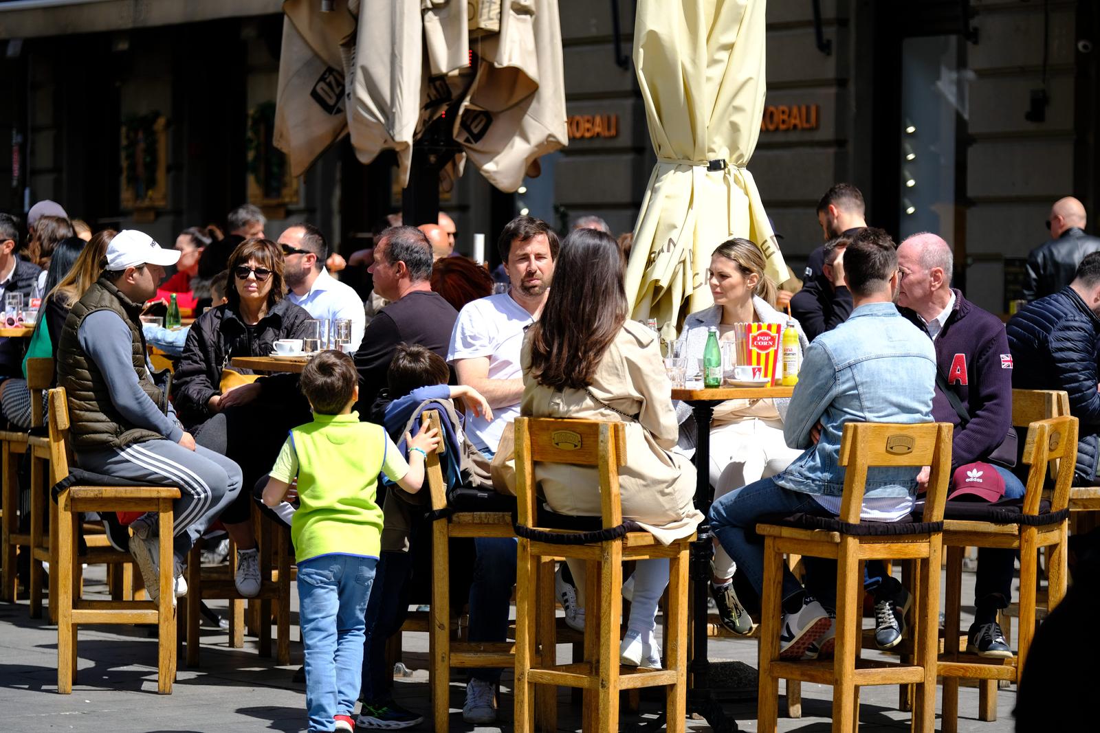 Zagreb: Sunčana nedjelja u centru grada