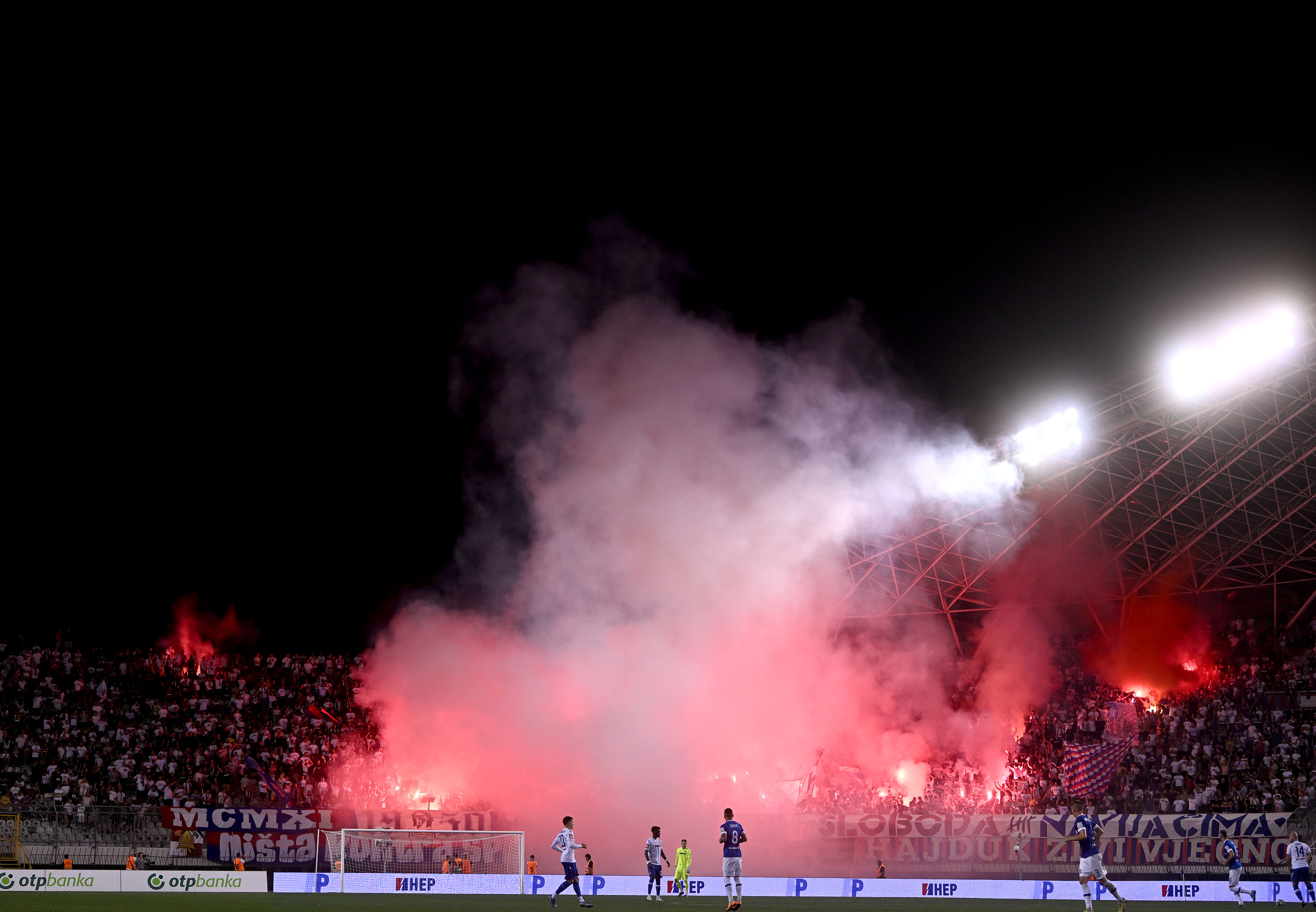 Bakljada Torcide na Poljudu