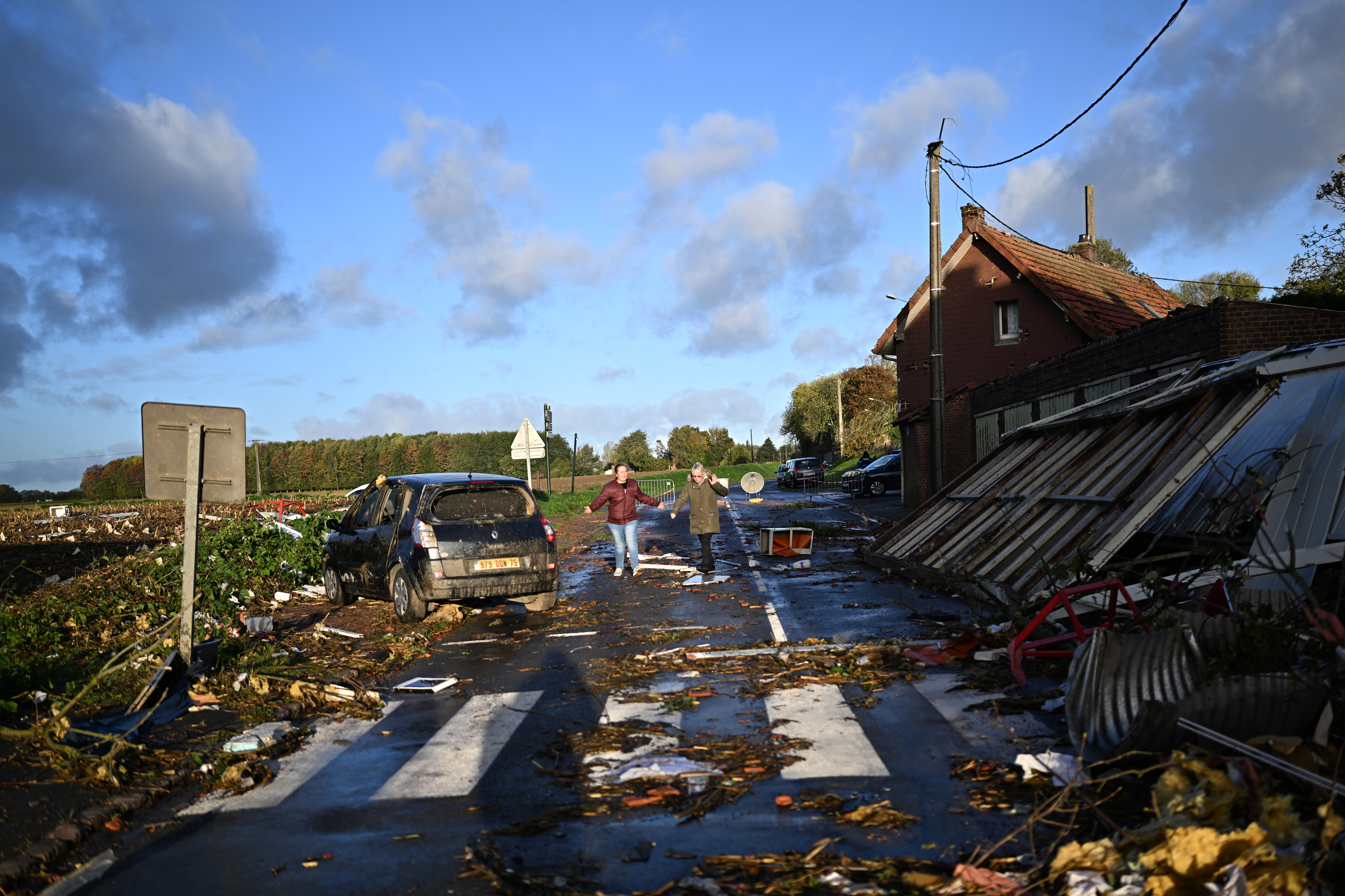 FRANCE-WEATHER-TORNADO
