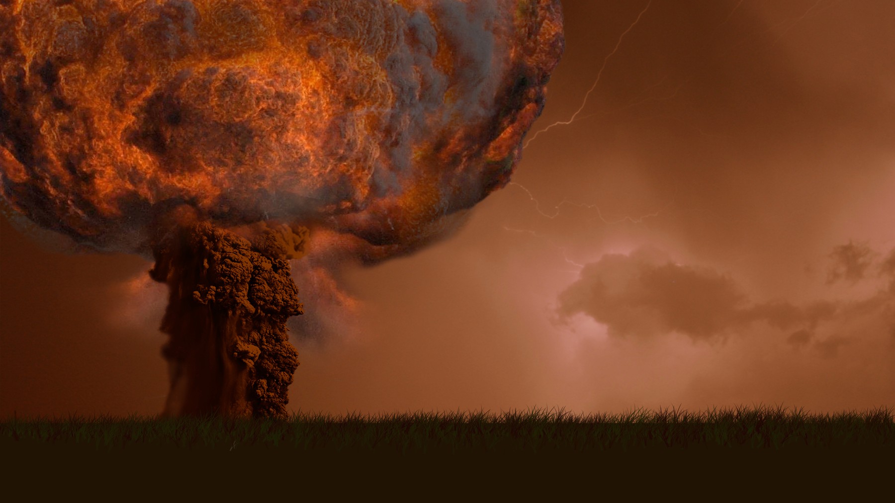 Explosion of a nuclear bomb