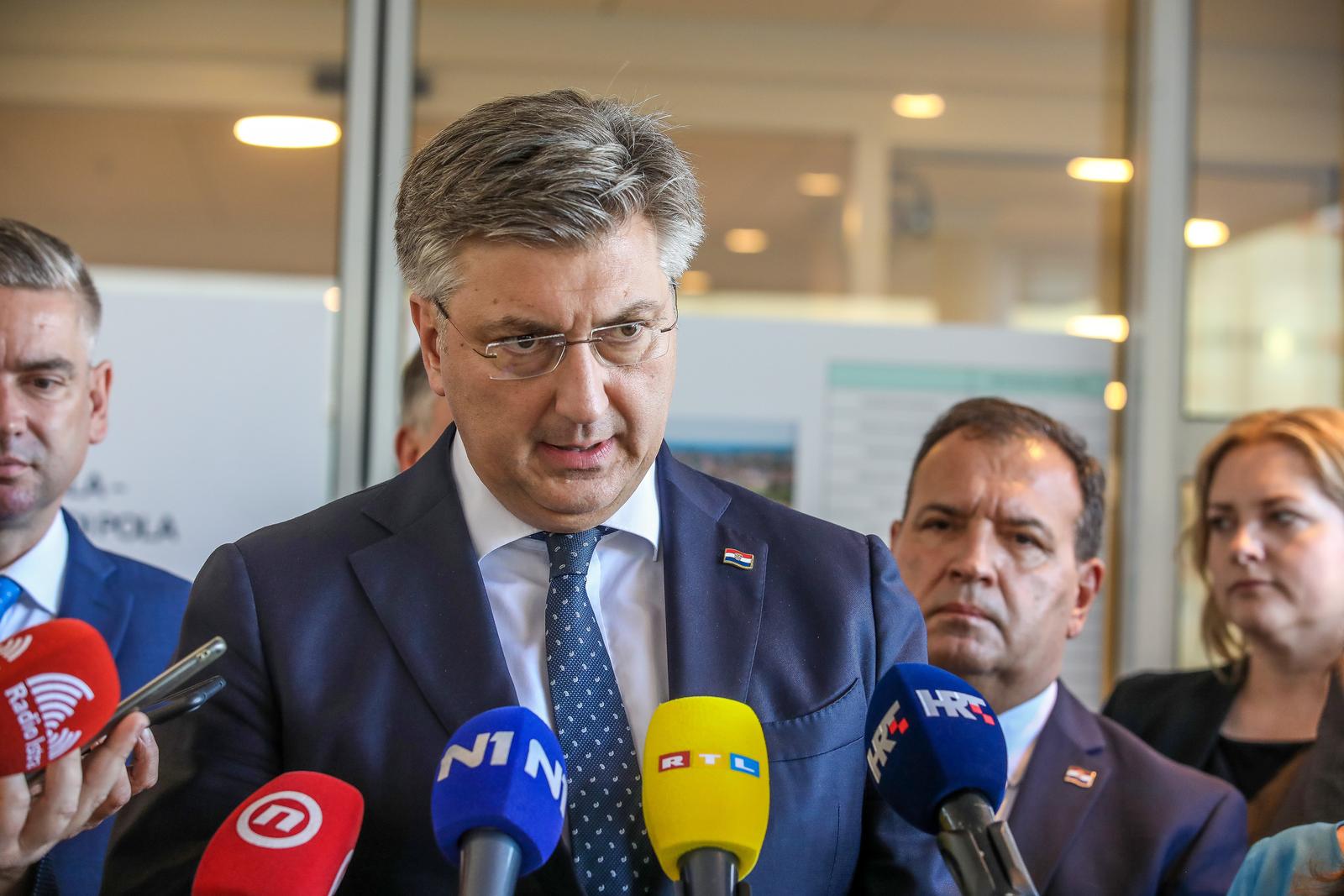 Pula: Premijer Plenković sudjelovao na otvorenju nove zgrade Opće bolnice Pula