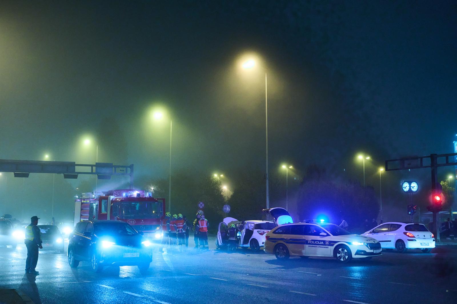 Zagreb: Prometna nesreća na križanju Zagrebačke avenije i Ulice Josipa Slavenskog