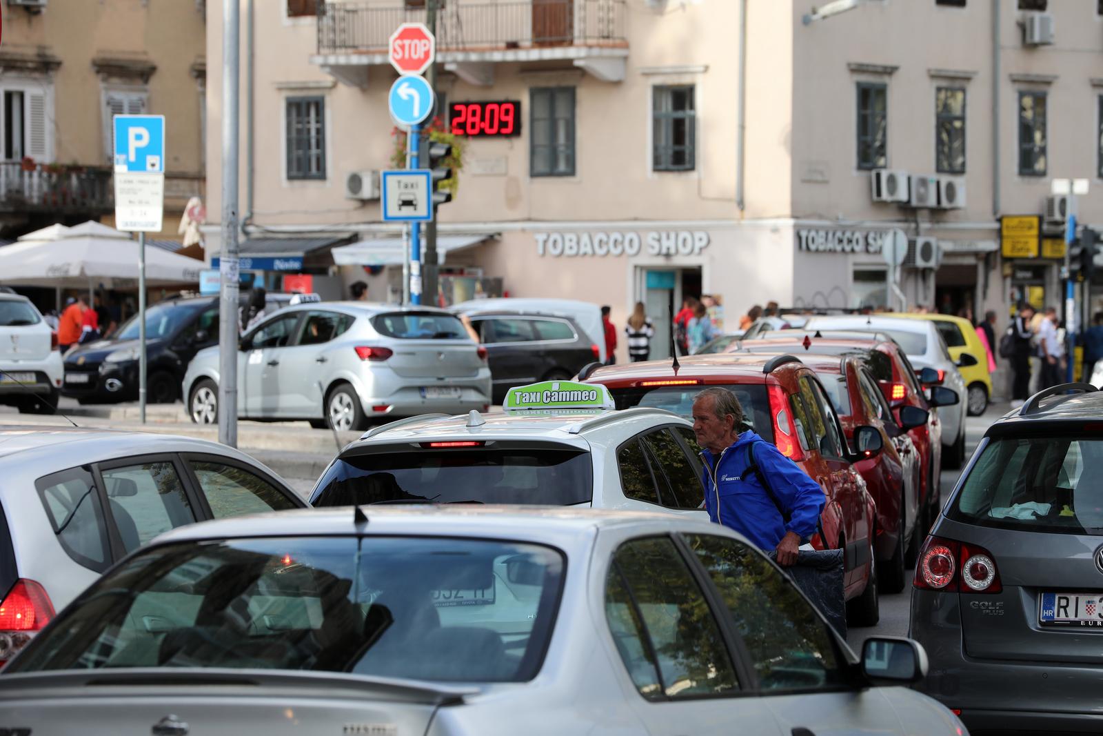 Prometne gužve u centru Rijeke